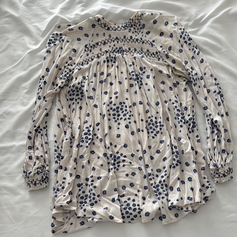 Floral Smocked Women's Top
